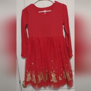Wonder nation Christmas dress for girls size Lplus